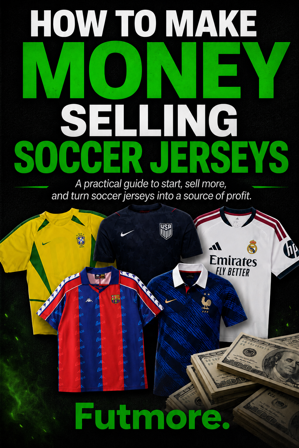 E-book How to Make Money Selling Soccer Jerseys + 500 Videos Package
