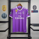 16/17 REAL MADRID THIRD RETRO JERSEY ALL PATCHES
