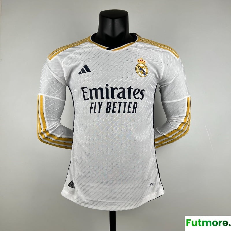 23/24 REAL MADRID HOME LONG SLEEVE PLAYER VERSION