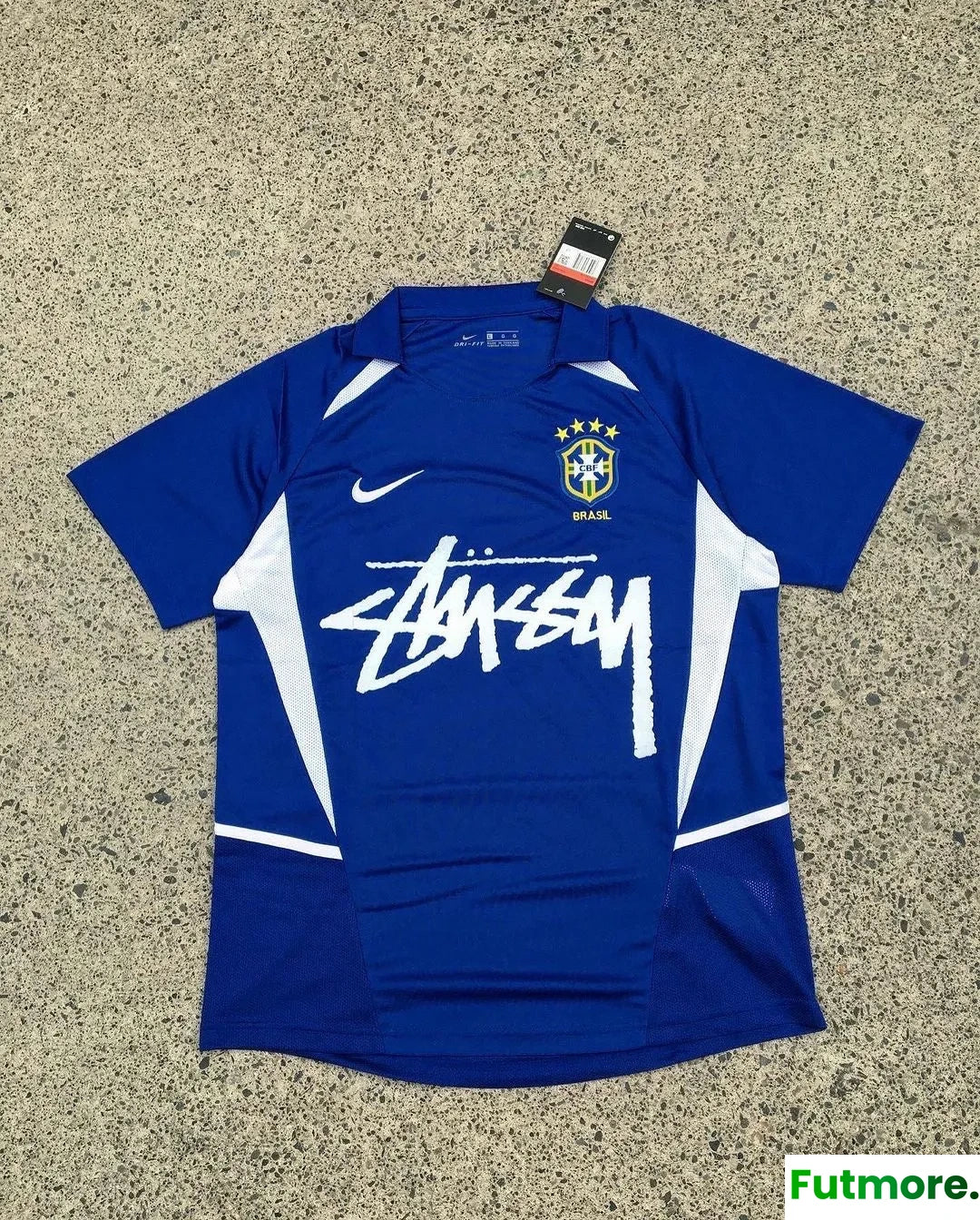2002 BRAZIL AWAY SPECIAL EDITION STUSSY RETRO