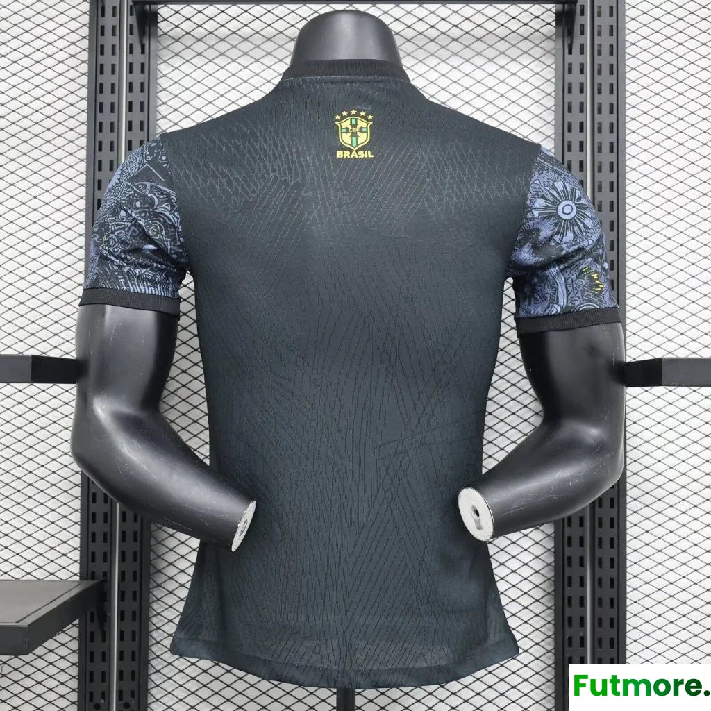 JERSEY BRAZIL SPECIAL EDITION JESUS CHRIST PLAYER VERSION BLACK