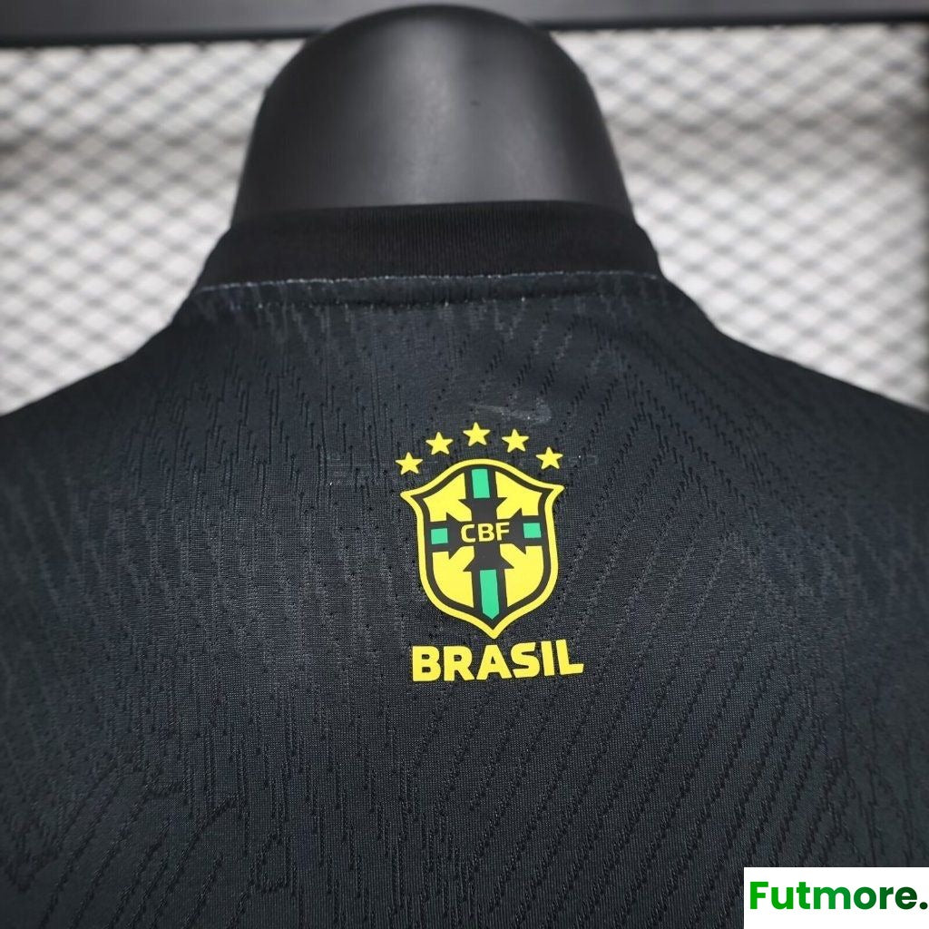 JERSEY BRAZIL SPECIAL EDITION JESUS CHRIST PLAYER VERSION BLACK