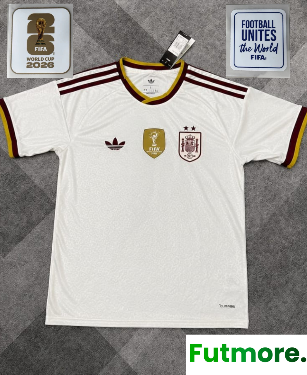 2026 Mens Spain 2 Stars World Cup Away Jersey CHAMPIONS FULL CUSTOMIZED
