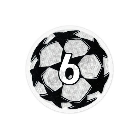 PATCH / BADGE - CHAMPIONS LEAGUE BALL № 6